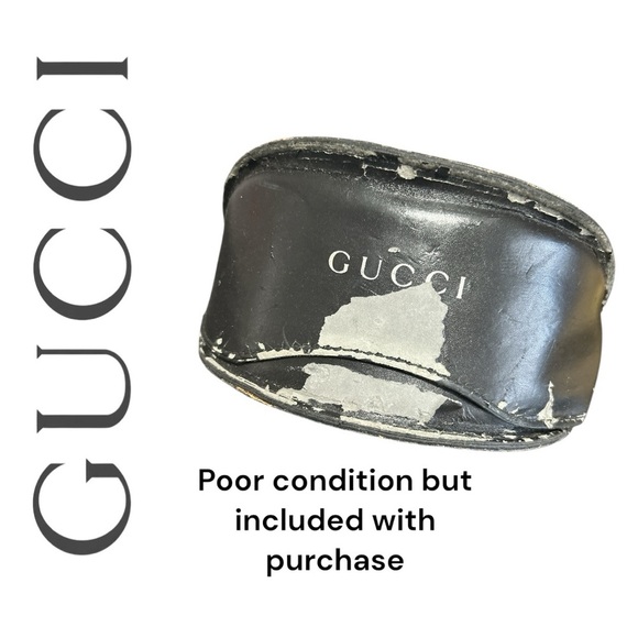 Gucci‎ Oversized Black Titanium Sunglasses gg2738s - Picture 4 of 4